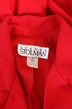 Solman Red Trench Dress XS/S