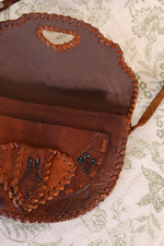 Damascus Tooled Leather Bag