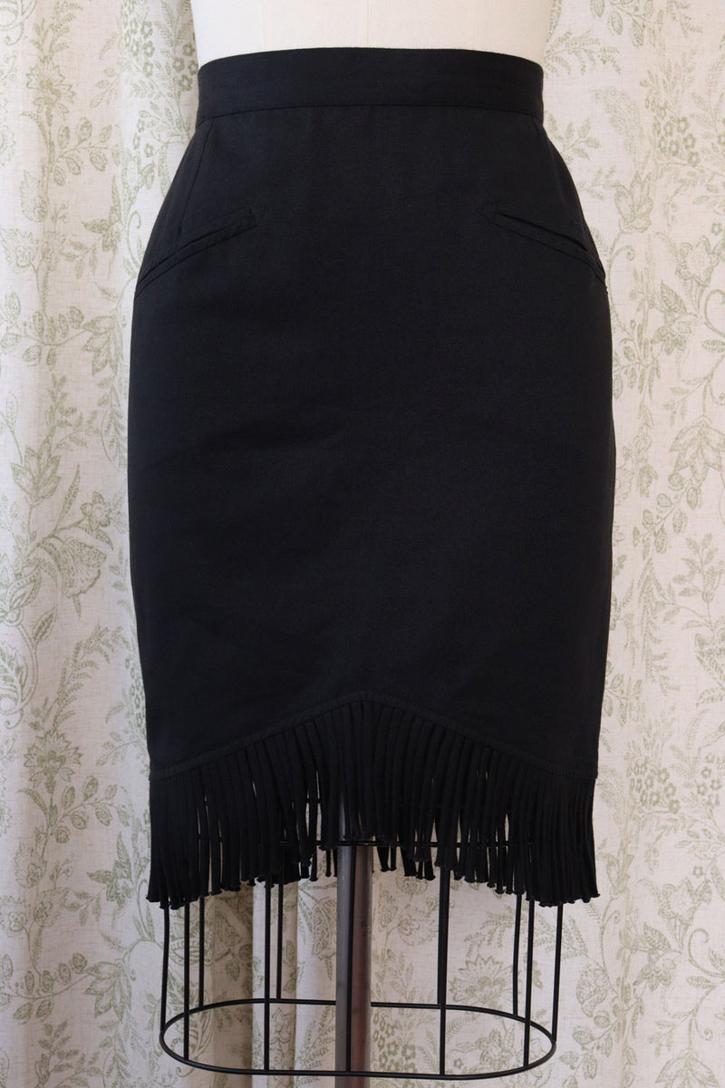 Gerard Fringe Pencil Skirt M/L