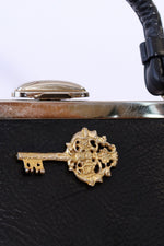Key Accent Leather Handbag
