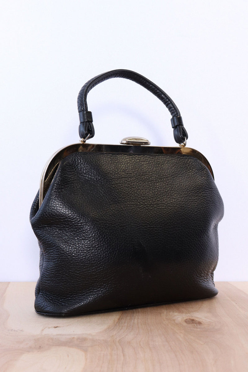 Key Accent Leather Handbag
