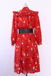 Poppy Folk Ruffle Dress M/L