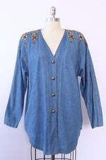 Bingo Studded Denim Shirt M/L