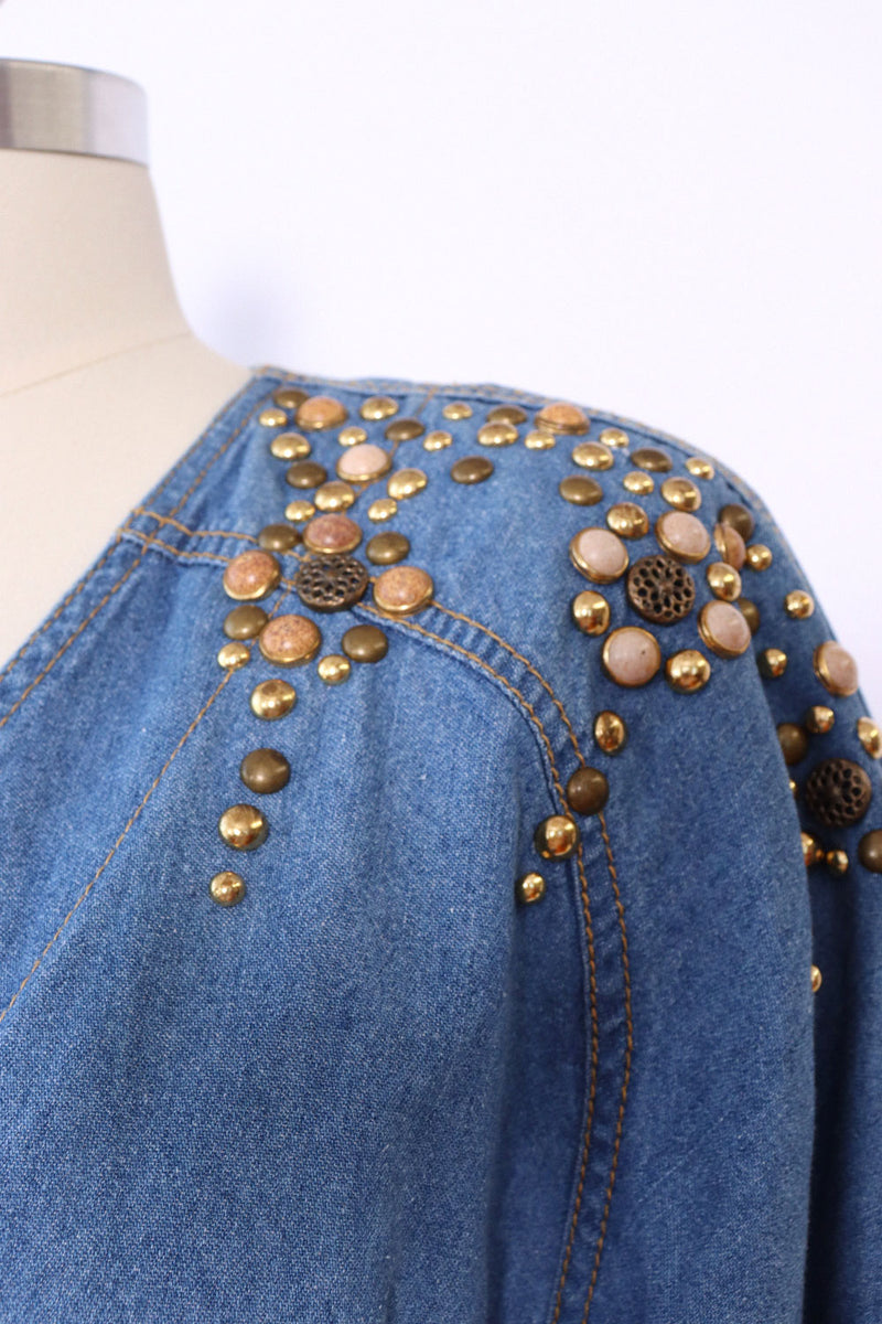 Bingo Studded Denim Shirt M/L