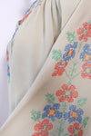 Cross Stitch Floral Peasant Blouse M