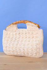 Crochet Bamboo Purse