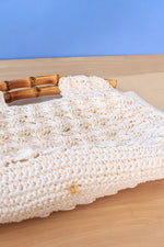 Crochet Bamboo Purse