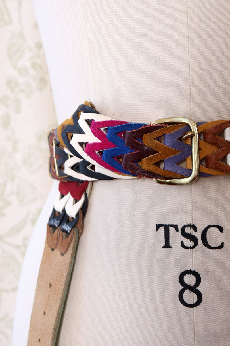 Array Leather Link Belt