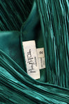 Mary McFadden Kale Plissé Dress XS