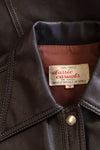 Espresso Vinyl Shacket S/M