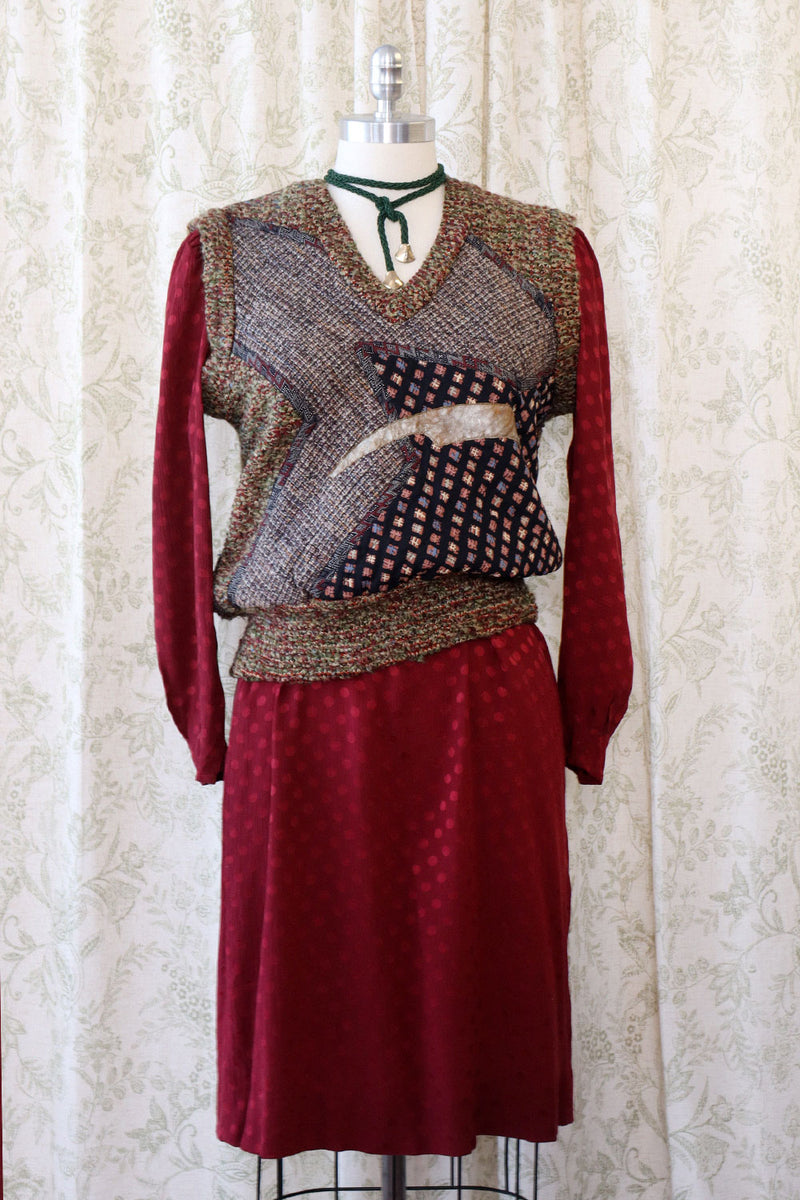 Mixed Media Vest S-L