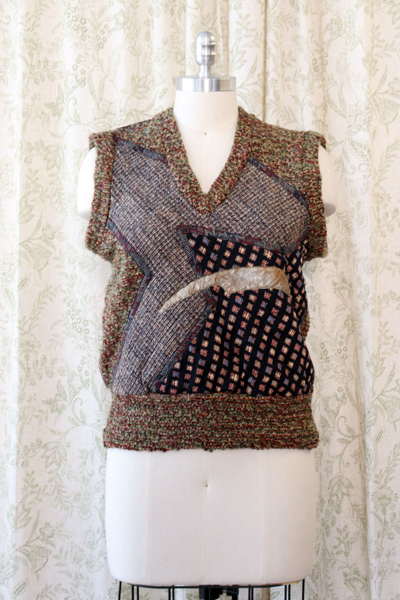 Mixed Media Vest S-L