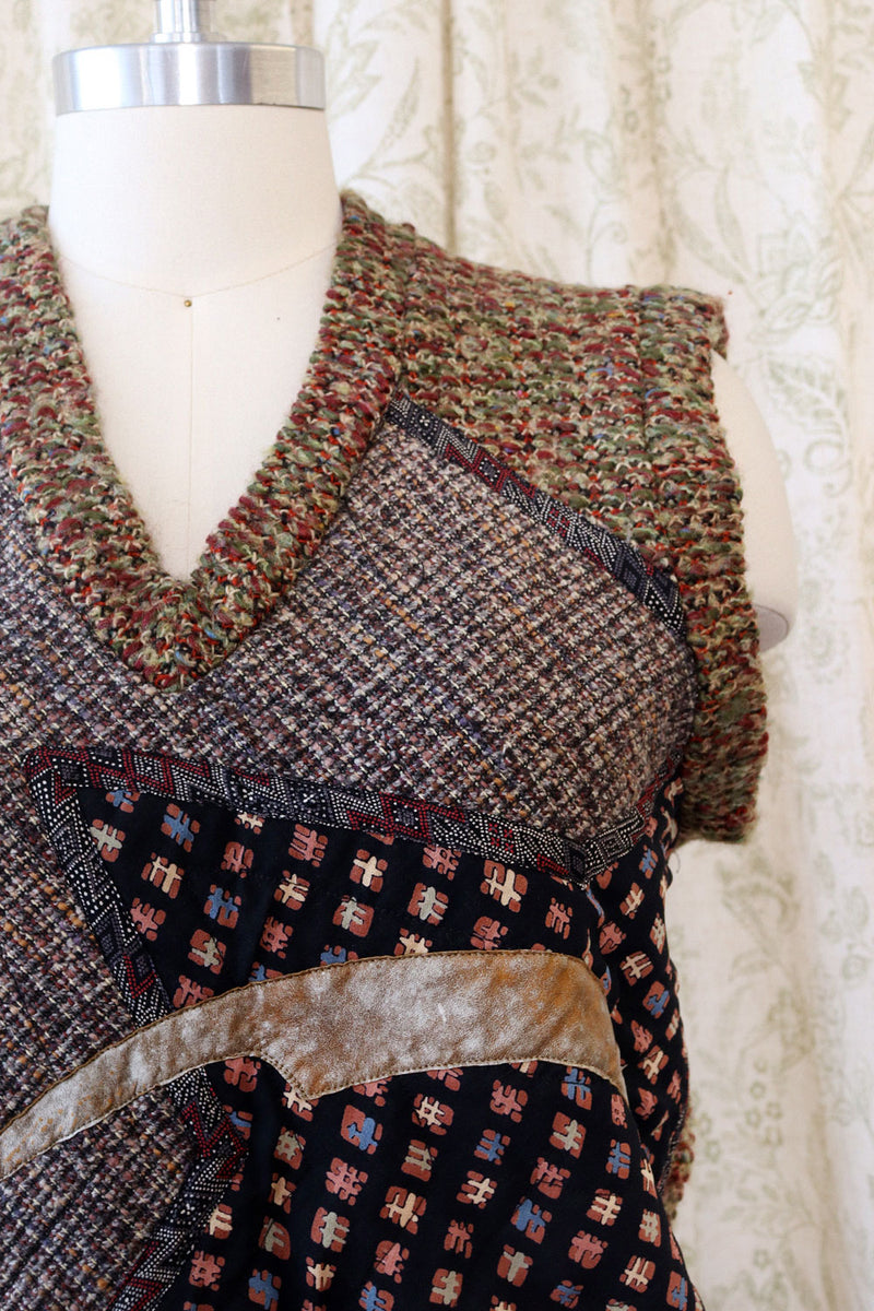 Mixed Media Vest S-L