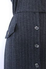 Soft Slate Pinstripe Jumper M/L