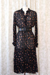 Munthe Sheer Floral Boho Dress L