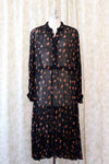 Munthe Sheer Floral Boho Dress L
