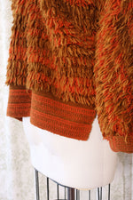 Pumpkin Spice Shag Jacket XS-M