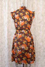 Leaf Peeping Sheer Dress M/L