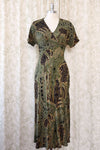 Bias Cut Matcha Dress S/M