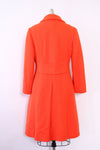 Techno Tangerine Tweed Coat M-M/L