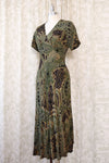 Bias Cut Matcha Dress S/M