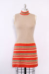 Carrot Stripe Knit Sheath S/M