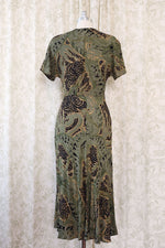 Bias Cut Matcha Dress S/M