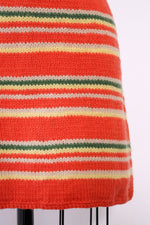 Carrot Stripe Knit Sheath S/M