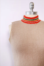 Carrot Stripe Knit Sheath S/M