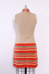 Carrot Stripe Knit Sheath S/M