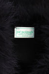 Midnight Maribou Swing Jacket M/L