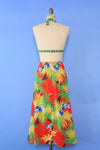 Sunset Tropical Cotton Skirt L/XL