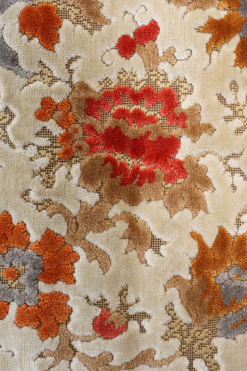 Creamy Floral Carpet Vest L {LAYAWAY}