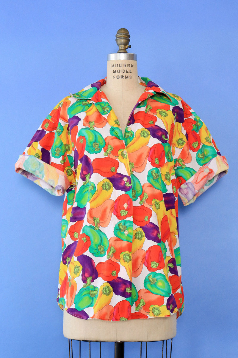Peppers Please Buttondown M/L