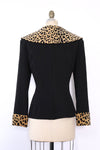 Leopard Collar Blazer L/XL