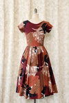 Earthy Leaf Pocket Dress S-S/M