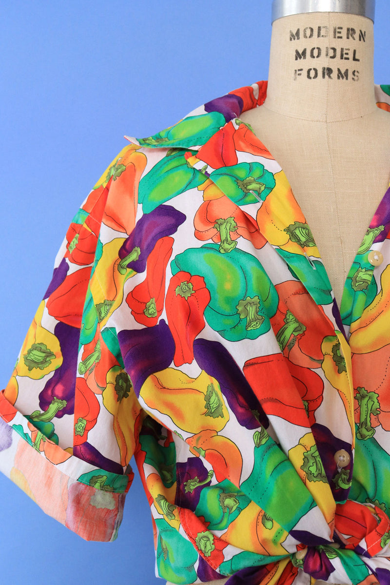 Peppers Please Buttondown M/L