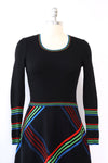 Electric Plaid Knit Maxi Dress S-L