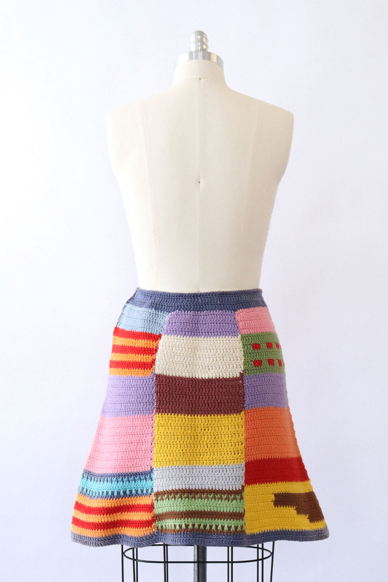 Rainbow Block Cotton Crochet Mini XS-M
