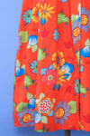 Benetton Scarlet Floral Cotton Dress S/M