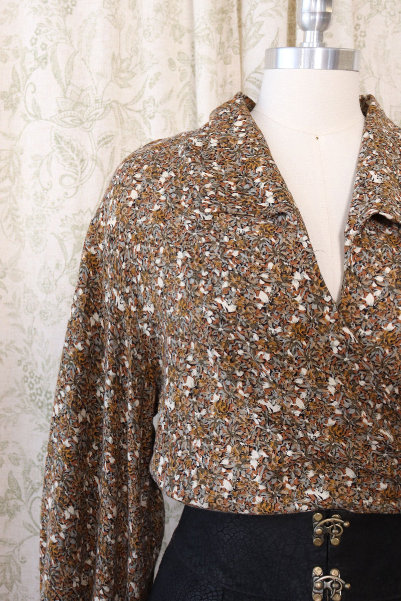 Field of Flowers Wrap Blouse S/M