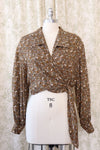 Field of Flowers Wrap Blouse S/M