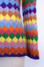 Rainbow Fair Isle Tunic Sweater XS/S
