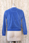 Bill Blass Royal Velour Sweatshirt M