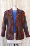 Liz Striped Textural Blazer M-M/L