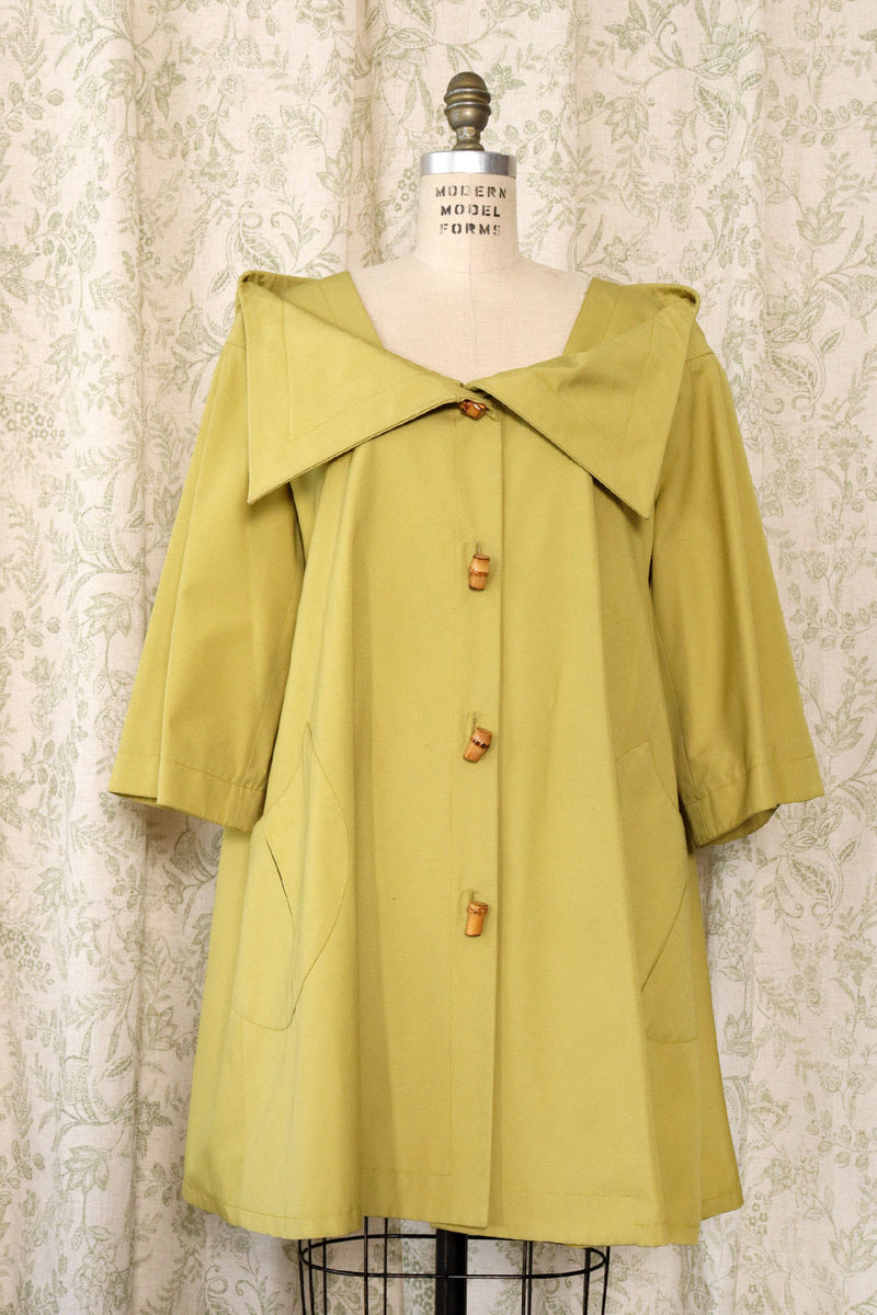 Dramatic Bamboo Toggle Tent Jacket S/M-M