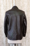 Espresso Vinyl Shacket S/M