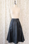 Black Leather Pocket Skirt XS/S