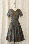 Forest Floral Day Dress M