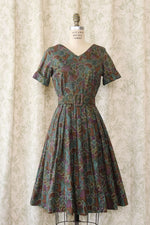 Forest Floral Day Dress M